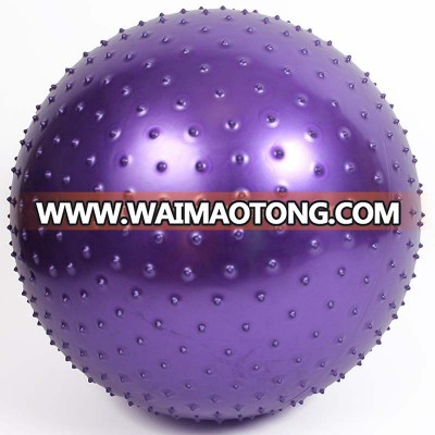 85cm explosion-proof pvc inflatable spiky yoga massage ball