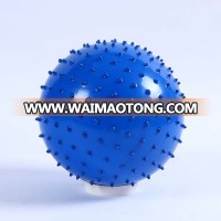 9 inches wholesale inflatable hand spiky massage exercise ball stock logo printing