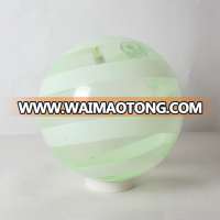 pvc transparent print inflatable ball with led light