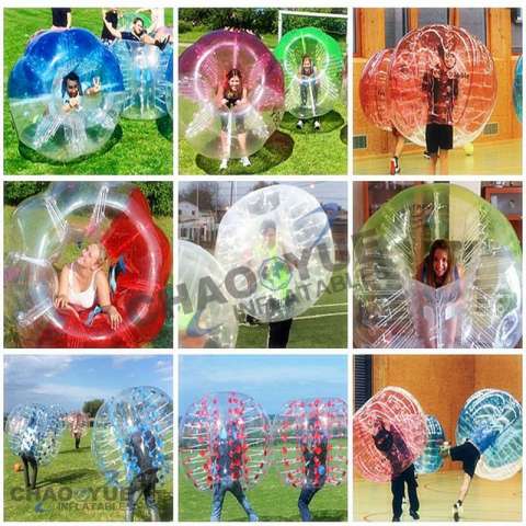 1.5m Inflatable Bubble Bumper Football Ball for Soccer Game